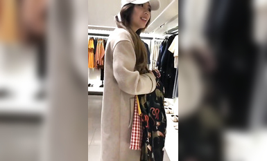 鴨舌帽美女車內口交，逛街露出，試衣間裸體 (4)