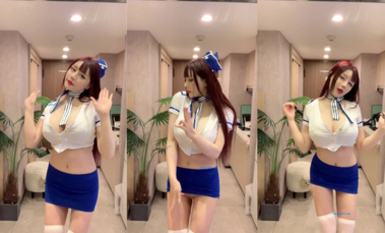 福利姬【白兔伊】巨乳網紅 定製劇情 自慰噴水 (6)