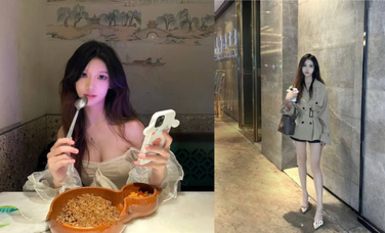 2025年5月最新，富二代約炮，【fKabuto】，22歲小模特伴遊，完美露臉，幾天下來操爽了，小穴被乾的腫起來！ (1)